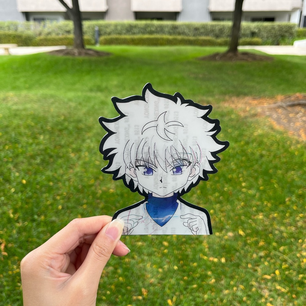 Hunter x Hunter Killua Zoldyck Anime Car Decal 3D Sticker